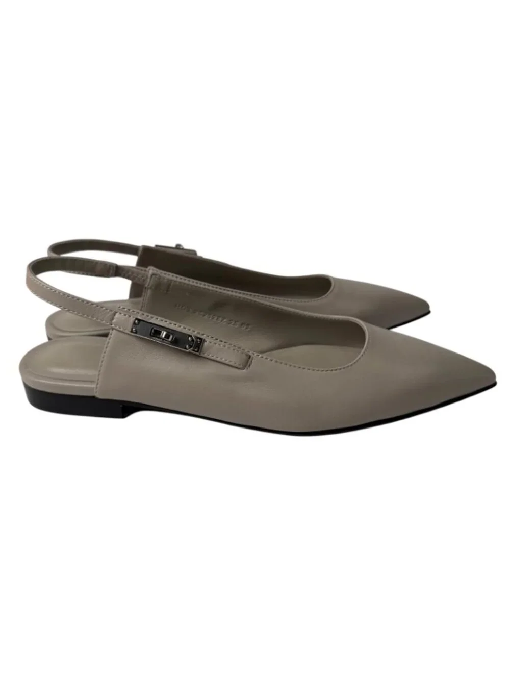 Hermes Lovely Sling Back Ballet Shoes Kelly